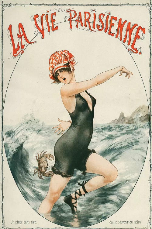 1919 La Vie Parisienne Magazine Cover