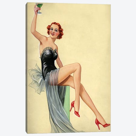 1940s UK Pinups Poster Canvas Print #TAA170} by The Advertising Archives Canvas Art Print