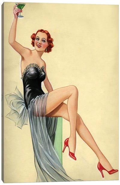 1940s UK Pinups Poster Canvas Art Print