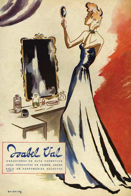 1942 Isabel Val Magazine Advert by The Advertising Archives wall art