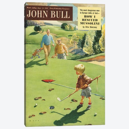 1950 John Bull Magazine Cover Canvas Print #TAA174} by The Advertising Archives Canvas Wall Art