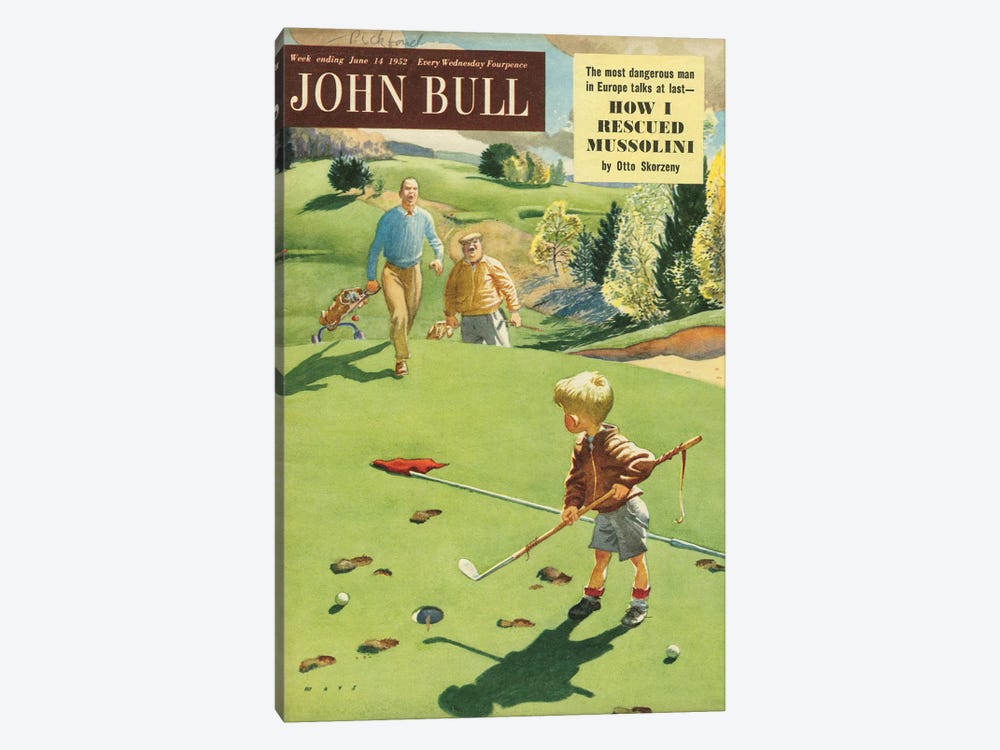 1950 John Bull Magazine Cover by The Advertising Archives 1-piece Canvas Art Print