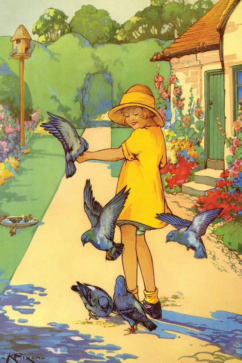 1950s Infant School Illustrations by The Advertising Archives wall art
