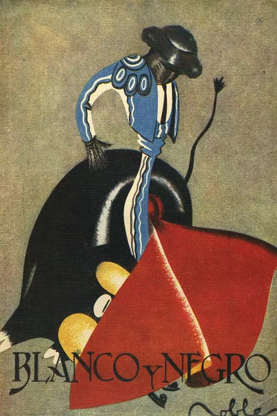 The Advertising Archives: Blanco y Negro Magazine Cover by The Advertising Archives