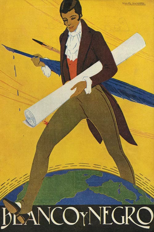 Blanco y Negro Magazine Cover by The Advertising Archives wall art