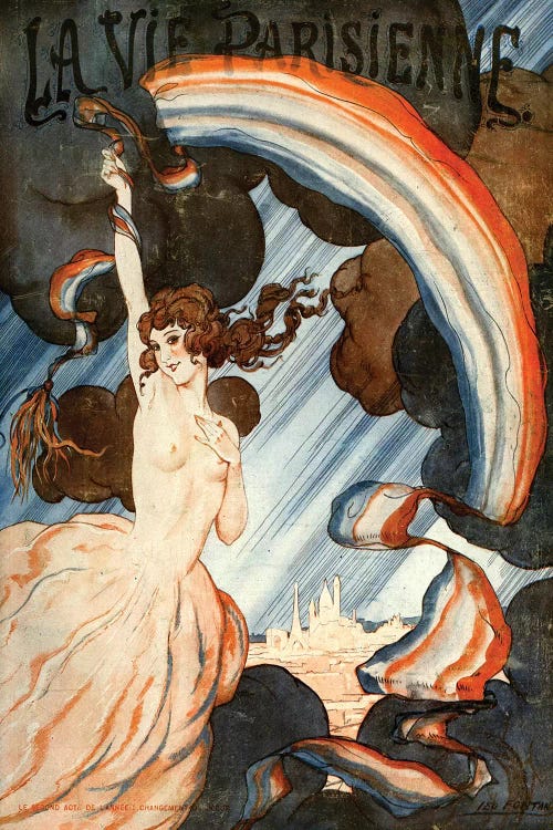 1923 La Vie Parisienne Magazine Cover