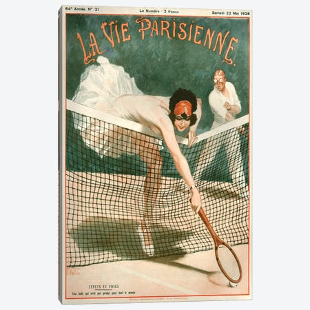 1924 La Vie Parisienne Magazine Cover Canvas Print #TAA186} by Armand Vallee Art Print