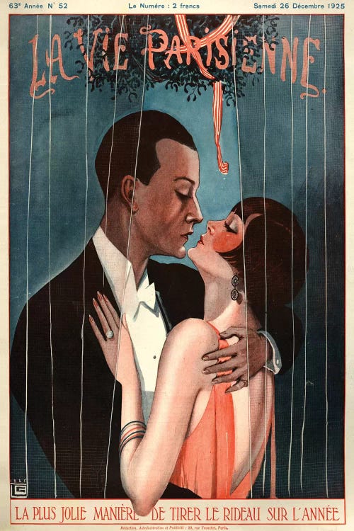 1925 La Vie Parisienne Magazine Cover