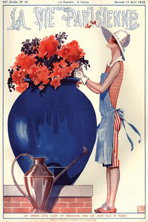 1926 La Vie Parisienne Magazine Cover