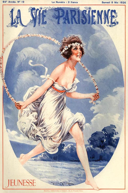 1926 La Vie Parisienne Magazine Cover