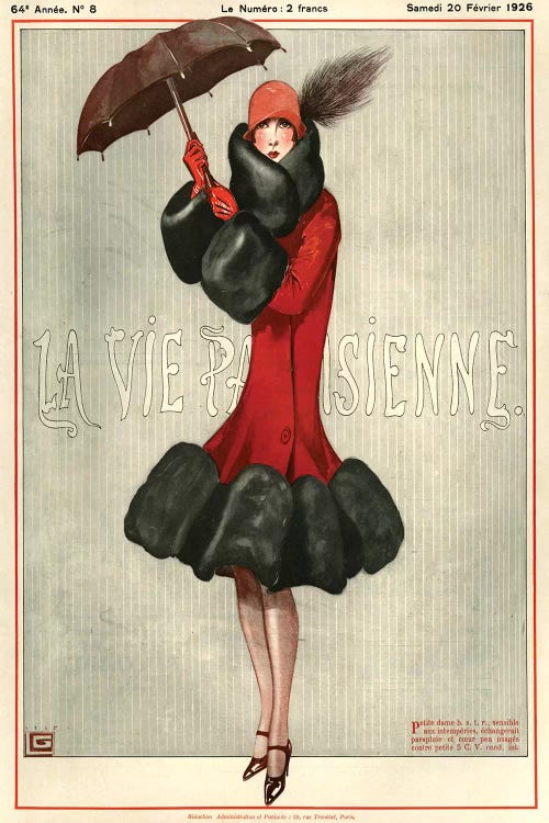 1926 La Vie Parisienne Magazine Cover