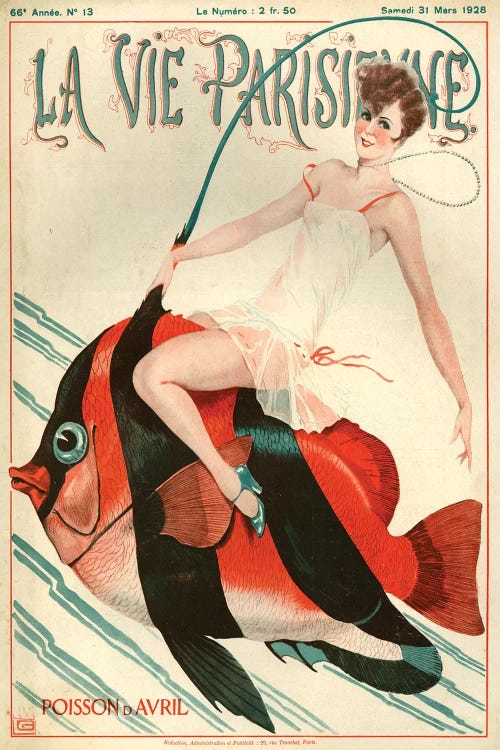 1927 La Vie Parisienne Magazine Cover