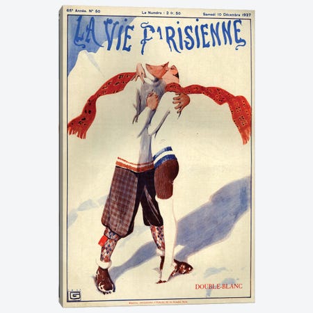 1927 La Vie Parisienne Magazine Cover Canvas Print #TAA199} by Georges Leonnec Canvas Print