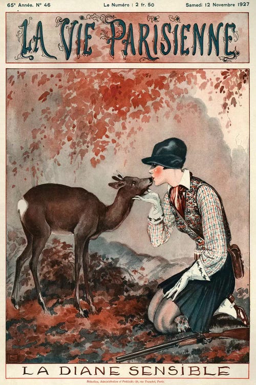 1927 La Vie Parisienne Magazine Cover