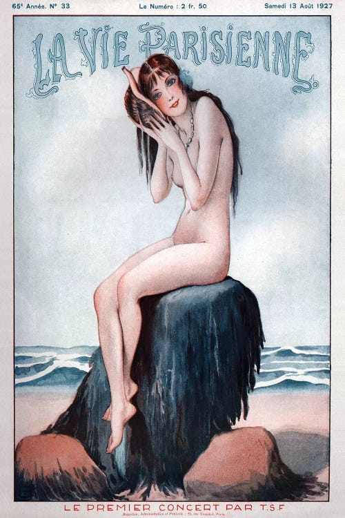 1927 La Vie Parisienne Magazine Cover