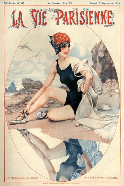 Historical Fashion: 1927 La Vie Parisienne XI Cover by Cheri Herouard