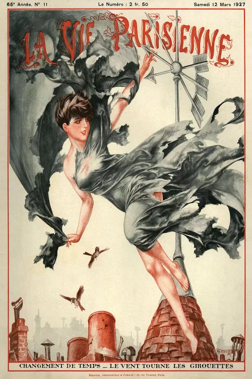 1927 La Vie Parisienne Magazine Cover