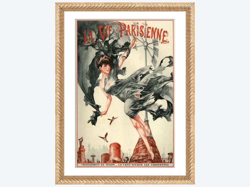 1927 La Vie Parisienne Magazine Cov | Cheri Herouard