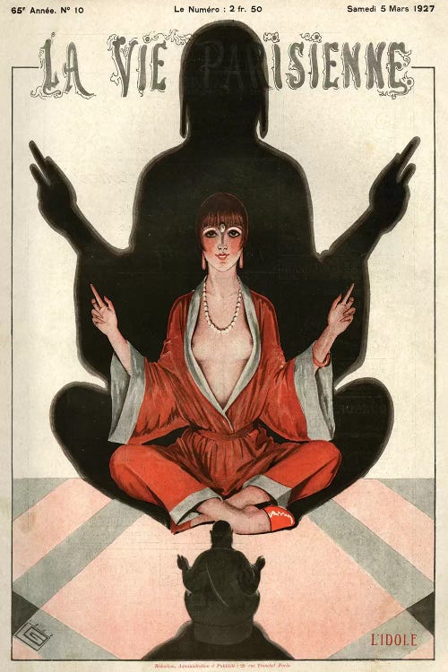 1927 La Vie Parisienne Magazine Cover