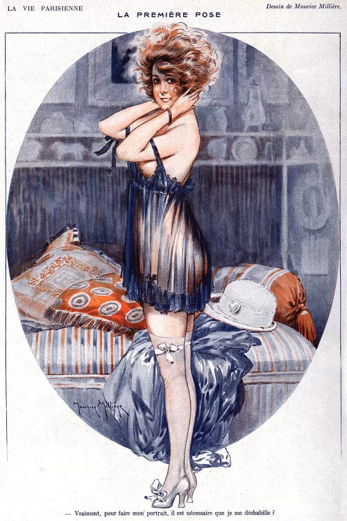 1919 La Vie Parisienne Magazine PLate