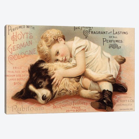 1890s Hoytes Cologne Magazine Advert Canvas Print #TAA211} by The Advertising Archives Canvas Wall Art