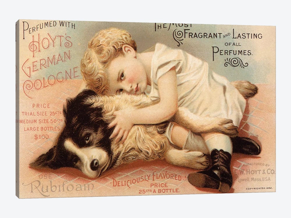 1890s Hoytes Cologne Magazine Advert by The Advertising Archives 1-piece Canvas Artwork