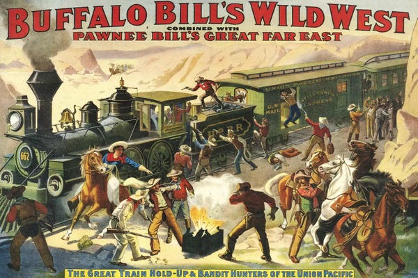 The Advertising Archives: 1907 Buffalo Bill's Wild West Show Poster by The Advertising Archives