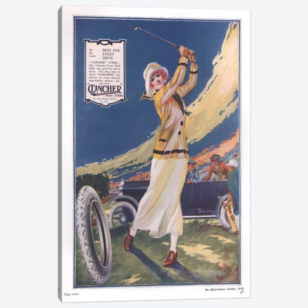 1910s Clincher Magazine Advert Canvas Print #TAA219} by The Advertising Archives Canvas Art