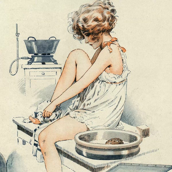 The Advertising Archives: 1919 La Vie Parisienne V Plate by Maurice Milliere