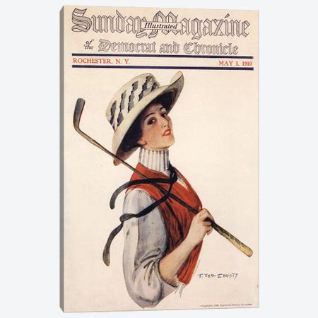 1910s Sunday Magazine Cover Canvas Print #TAA223} by The Advertising Archives Canvas Art Print