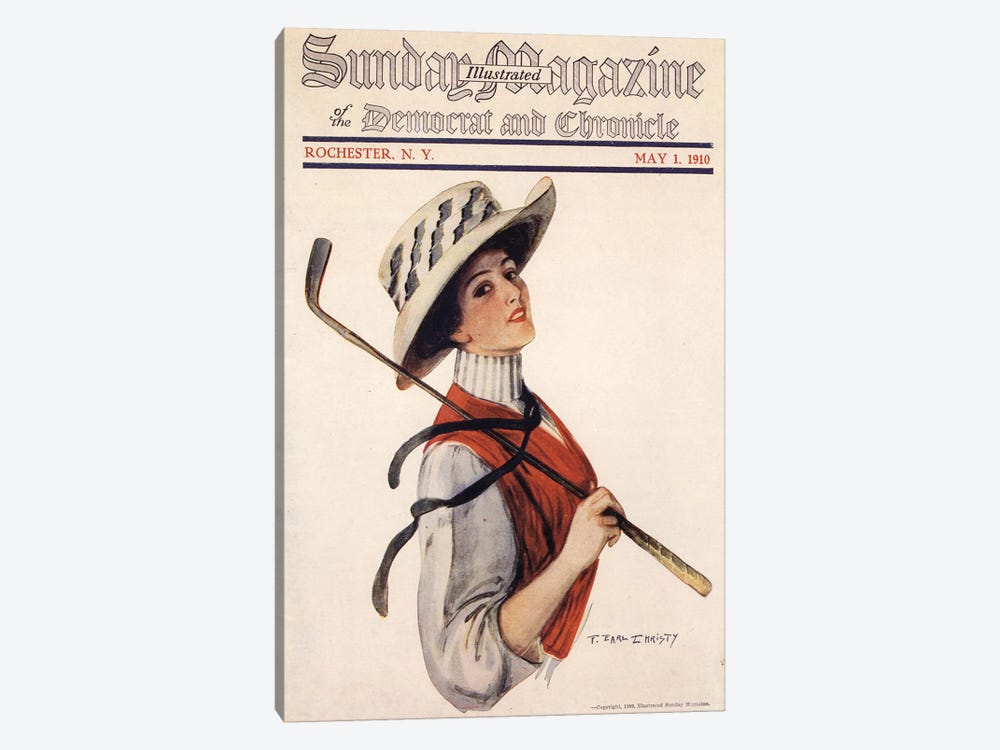 1910s Sunday Magazine Cover by The Advertising Archives 1-piece Canvas Art Print