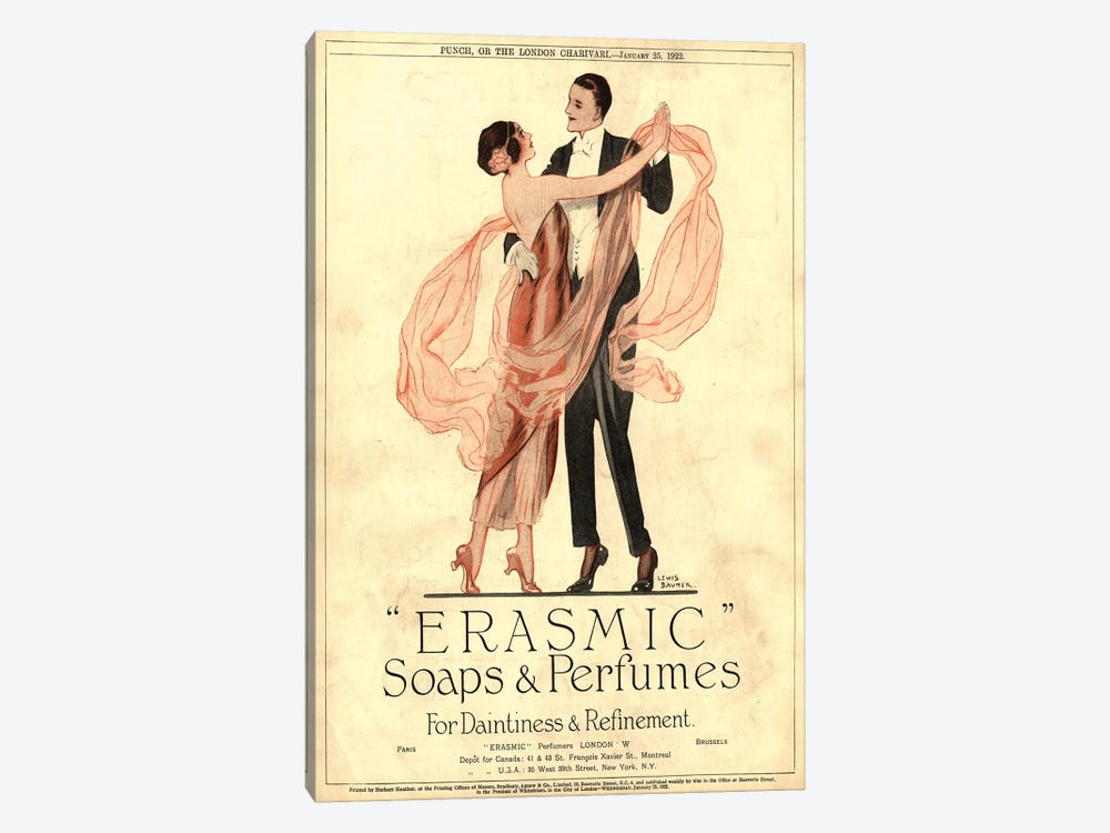 1920s Erasmic Soaps Magazine Advert by The Advertising Archives 1-piece Art Print