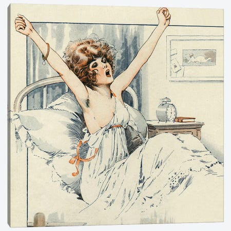 1919 La Vie Parisienne Magazine Plate Canvas Print #TAA22} by Maurice Milliere Art Print