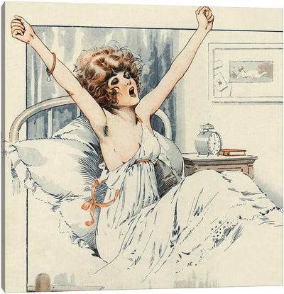 1919 La Vie Parisienne Magazine Plate Canvas Art Print - The Advertising Archives
