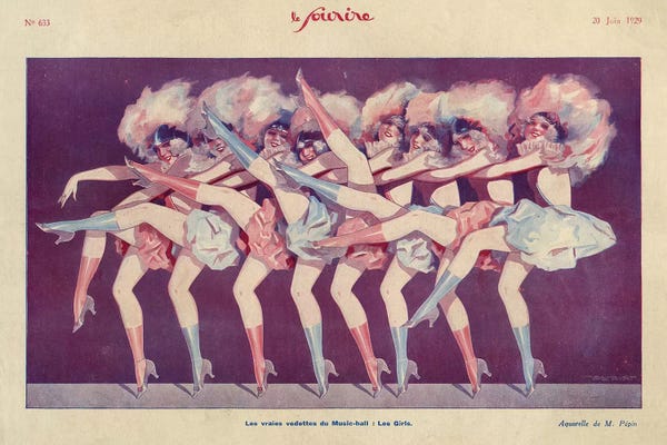 The Advertising Archives: 1920s Le Sourire II Plate by The Advertising Archives