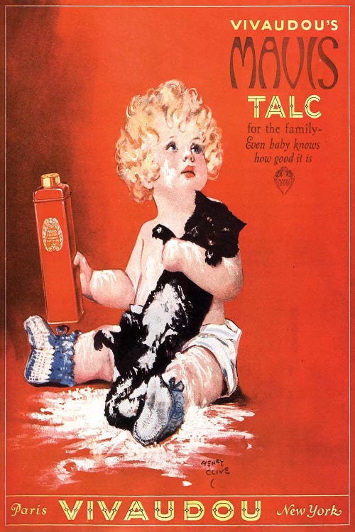 1920s Mavis Talcum Powder Magazine Advert