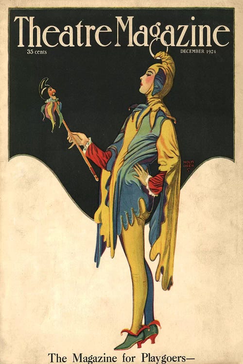 1921 Theatre Magazine Cover