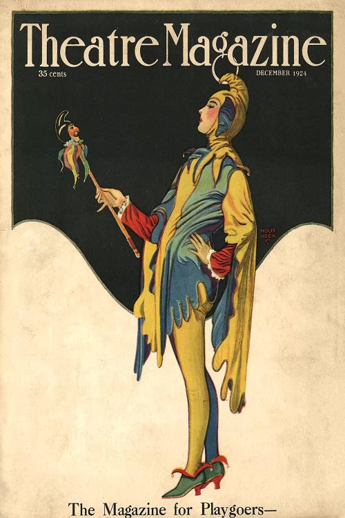 1921 Theatre Magazine Cover by The Advertising Archives wall art