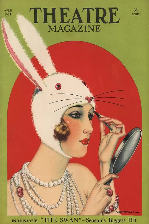 1924 Theatre Magazine Cover by The Advertising Archives wall art