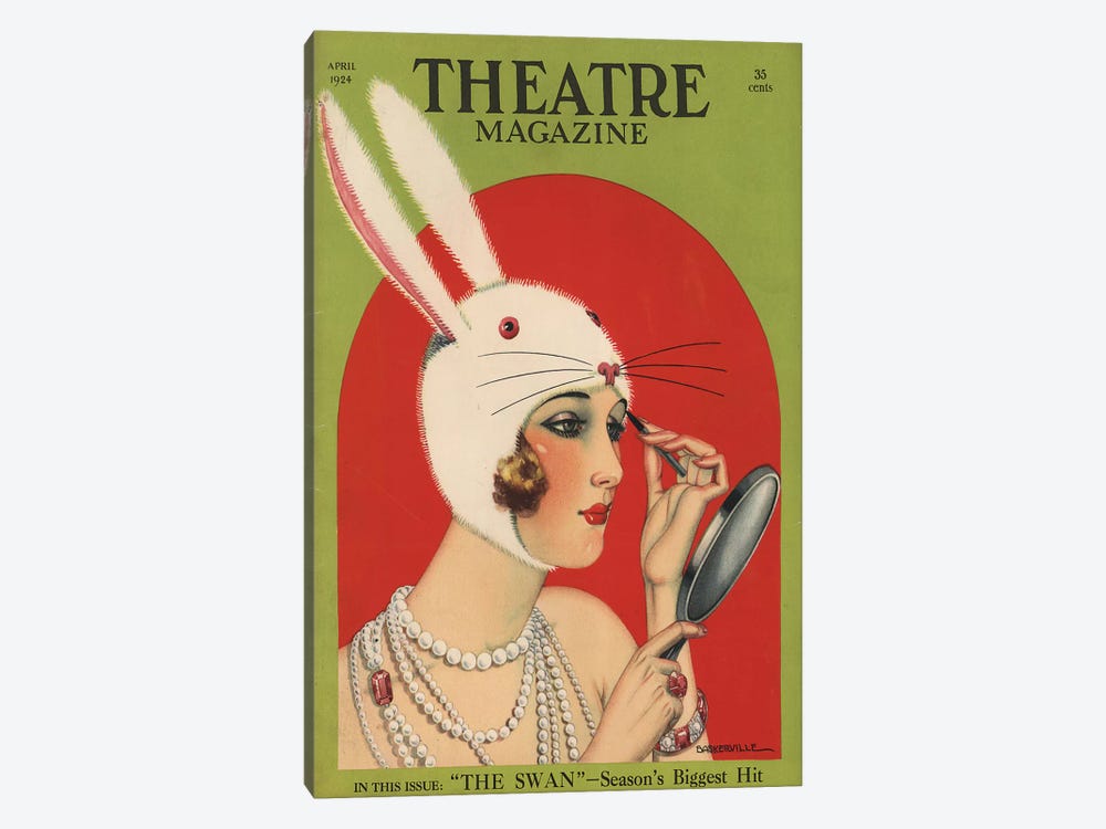 1924 Theatre Magazine Cover by The Advertising Archives 1-piece Canvas Wall Art