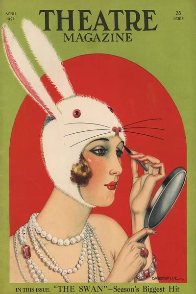 The Advertising Archives: 1924 Theatre Magazine Cover by The Advertising Archives