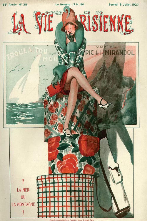 1927 La Vie Parisienne Magazine Cover