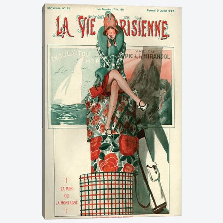 1927 La Vie Parisienne Magazine Cover Canvas Print #TAA249} by The Advertising Archives Canvas Print