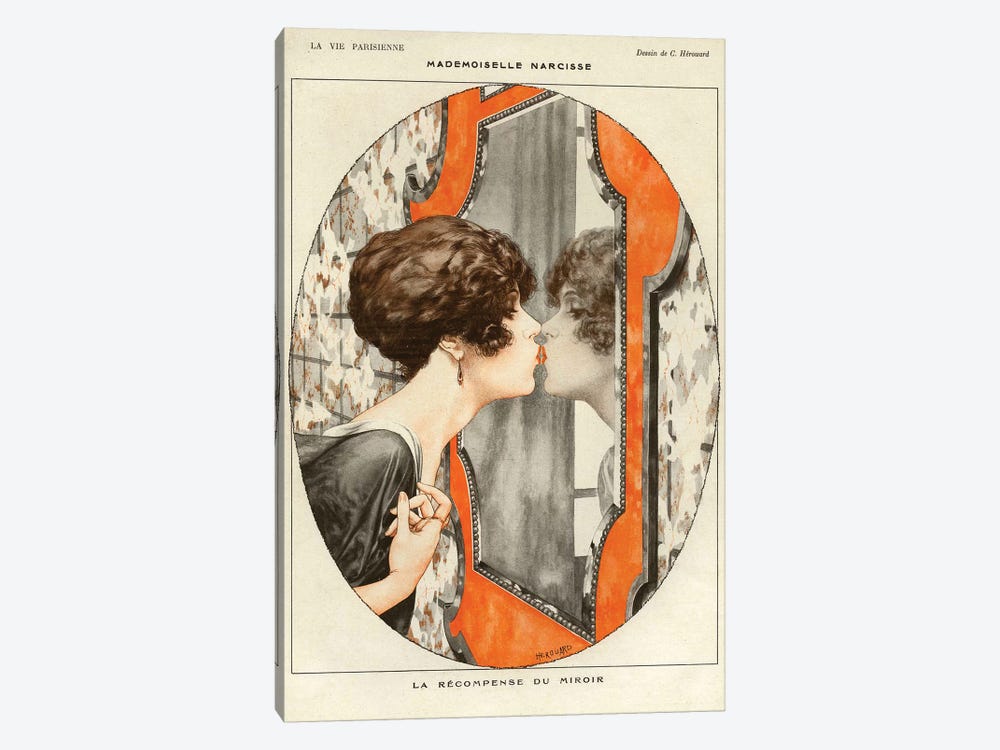 1919 La Vie Parisienne Magazine Plate by The Advertising Archives 1-piece Canvas Art Print