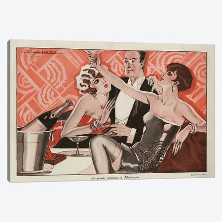 1927 Le Sourire Magazine Plate Canvas Print #TAA250} by The Advertising Archives Canvas Artwork