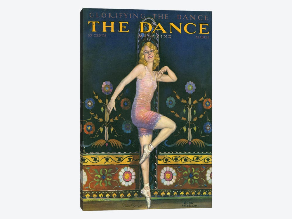1930s The Dance Magazine Cover by The Advertising Archives 1-piece Canvas Art