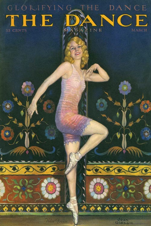 1930s The Dance Magazine Cover