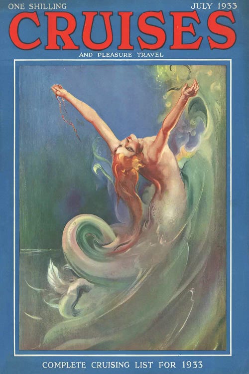 1933 Cruises Magazine Cover by The Advertising Archives wall art