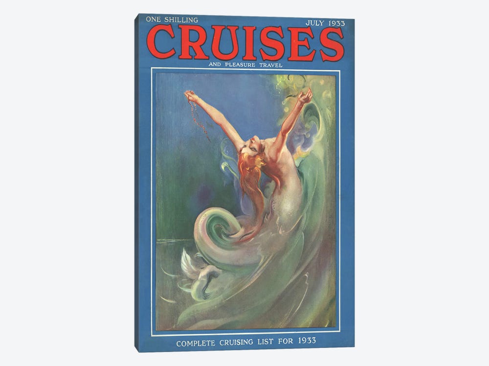 1933 Cruises Magazine Cover by The Advertising Archives 1-piece Art Print