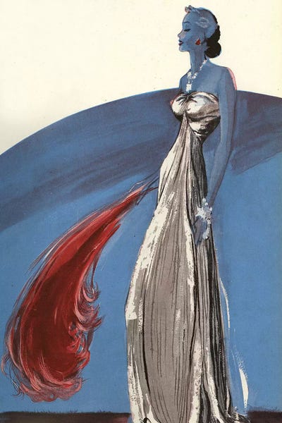 The Advertising Archives: 1939 Women's Fashion Magazine Plate by The Advertising Archives